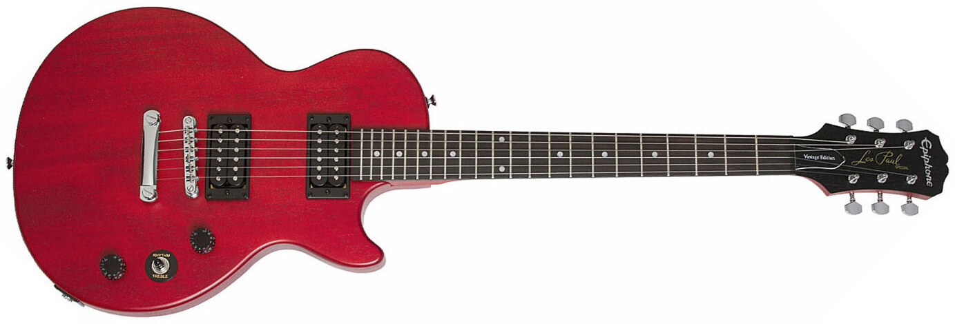 Epiphone Les Paul Special Ve 2016 - Vintage Worn Cherry - Guitarra eléctrica de corte único. - Main picture