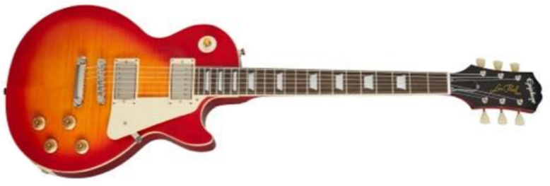 Epiphone Les Paul Standard 1959 Outfit 2h Ht Rw - Aged Dark Cherry Burst - Guitarra eléctrica de corte único. - Main picture