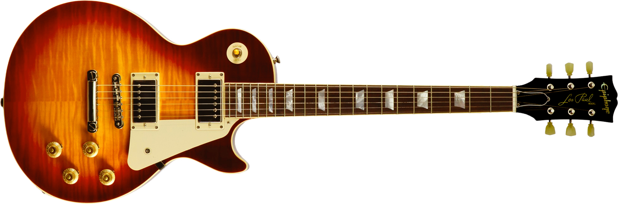 Epiphone Les Paul Standard 1959 Reissue Igc 2h Gibson Ht Rw - Royal Teaburst - Guitarra eléctrica de corte único. - Main picture