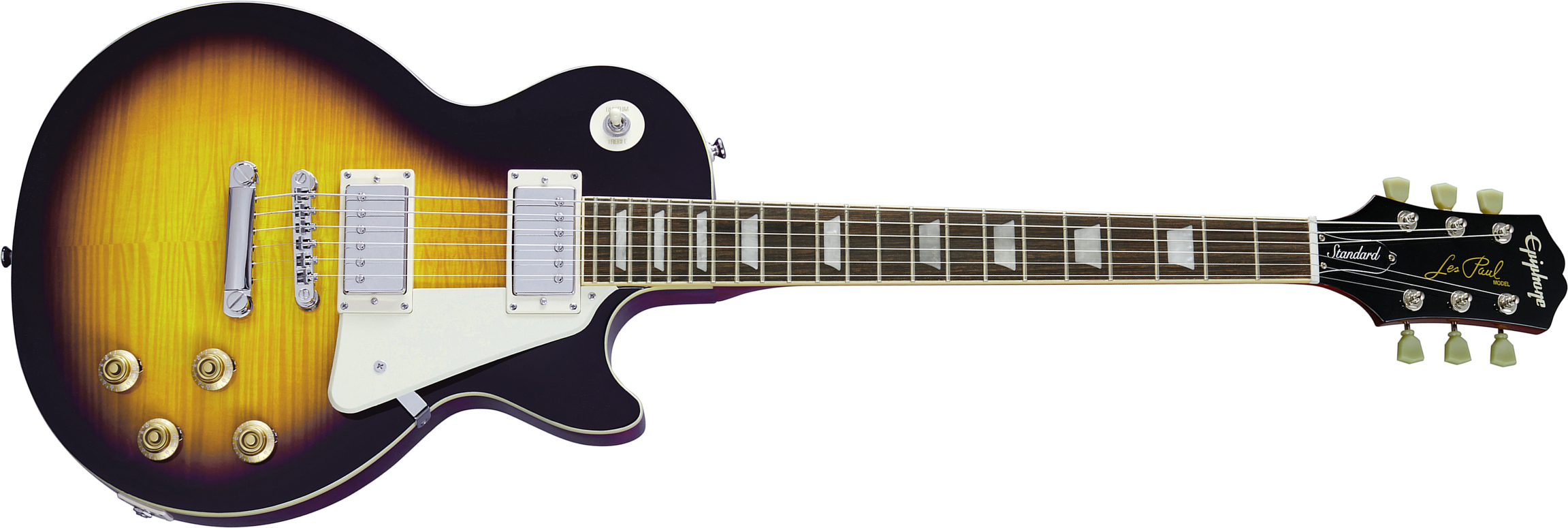 Epiphone Les Paul Standard 50s 2h Ht Rw - Vintage Sunburst - Guitarra eléctrica de corte único. - Main picture