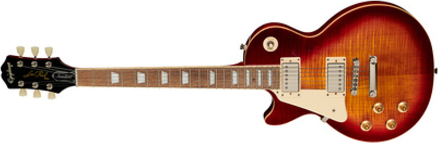 Epiphone Les Paul Standard 50s Gaucher 2h Ht Rw - Heritage Cherry Sunburst - Guitarra electrica para zurdos - Main picture