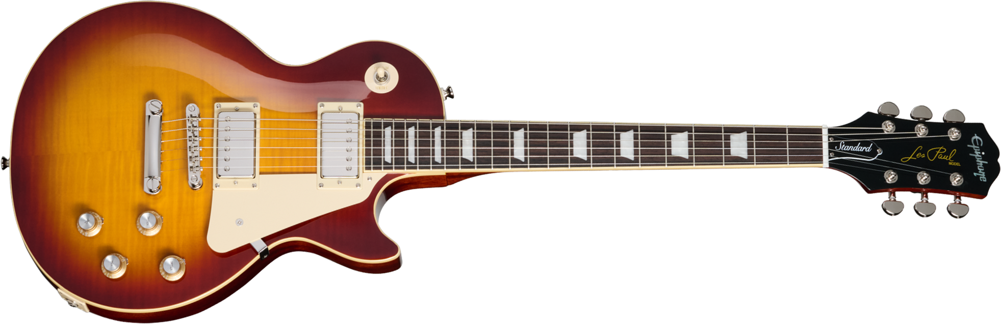 Epiphone Les Paul Standard 60s Figured Ibg Original 2h Ht Rw - Guitarra eléctrica de corte único. - Main picture