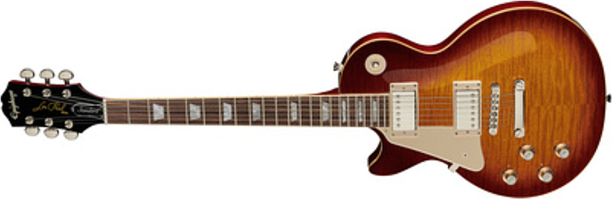Epiphone Les Paul Standard 60s Gaucher 2h Ht Rw - Iced Tea - Guitarra electrica para zurdos - Main picture