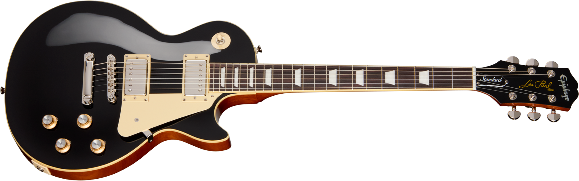 Epiphone Les Paul Standard 60s Ibg Original 2h Ht Rw - Ebony - Guitarra eléctrica de corte único. - Main picture