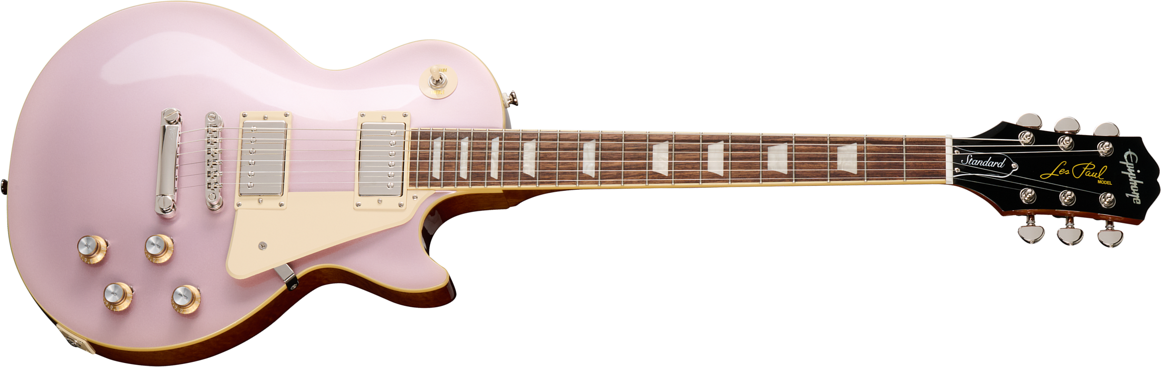 Epiphone Les Paul Standard 60s Insp. By Gibson 2h Ht Lau - Heather Poly - Guitarra eléctrica de corte único. - Main picture