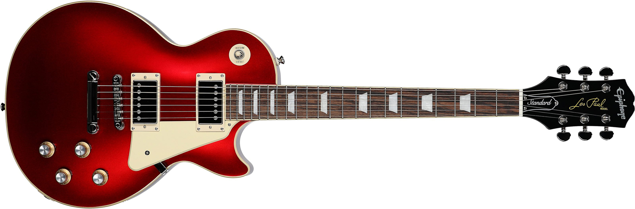 Epiphone Les Paul Standard 60s Ltd I.b.g Original 2h Ht Lau - Candy Red - Guitarra eléctrica de corte único. - Main picture