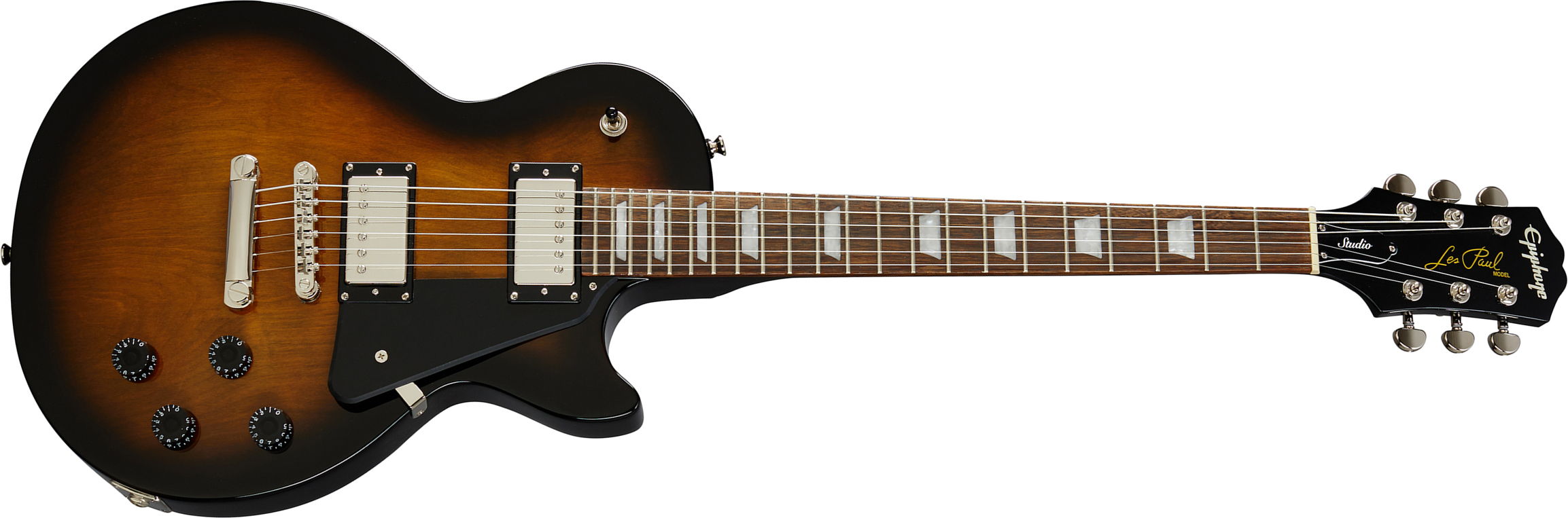Epiphone Les Paul Studio 2h Ht Pf - Smokehouse Burst - Guitarra eléctrica de corte único. - Main picture