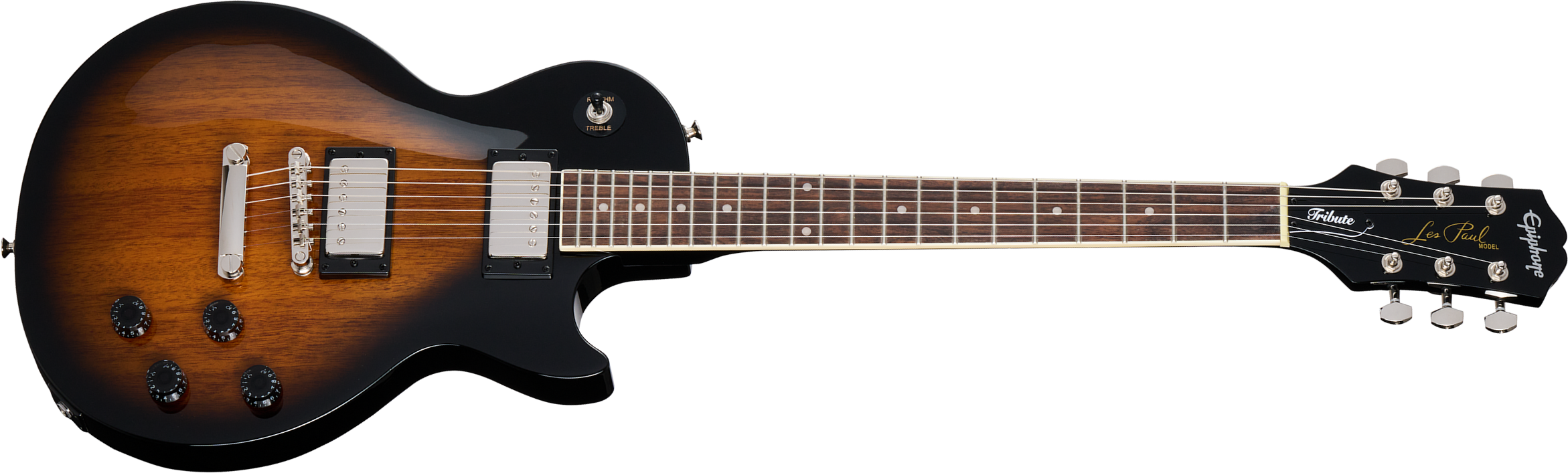 Epiphone Les Paul Tribute Inspired By / Modern 2h Ht Lau - Vintage Sunburst - Guitarra eléctrica de corte único. - Main picture