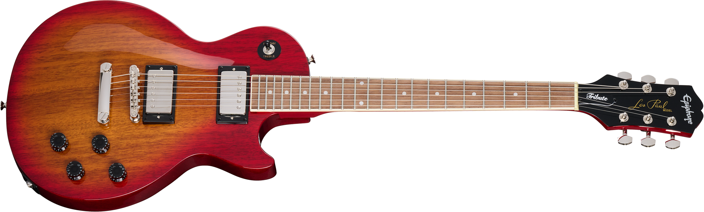 Epiphone Les Paul Tribute Inspired By / Modern 2h Ht Lau - Heritage Cherry Sunburst - Guitarra eléctrica de corte único. - Main picture