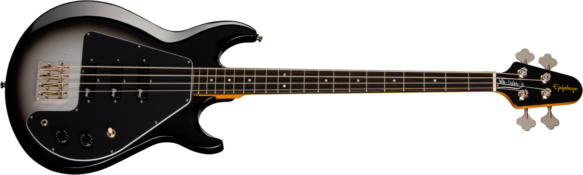 Epiphone Mike Dirnt Grabber G3 Bass Rw - Silverburst - Bajo eléctrico de cuerpo sólido - Main picture