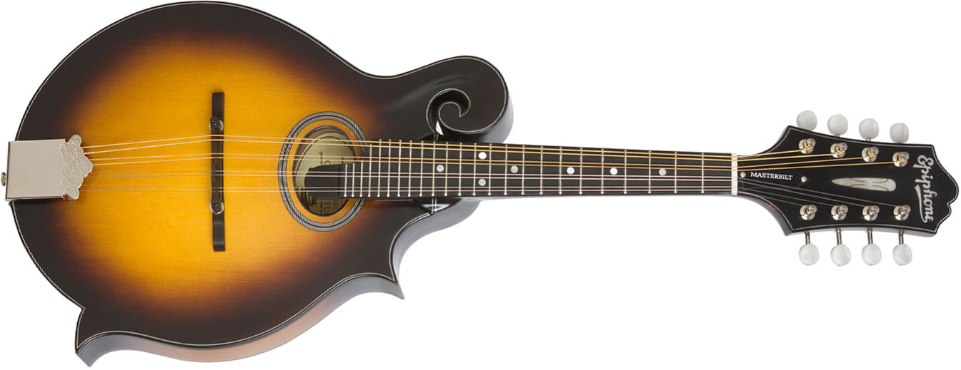 Epiphone Mm-40l Mandolin Masterbilt Epicea Erable Eb - Vintage Sunburst - Mandolina - Main picture