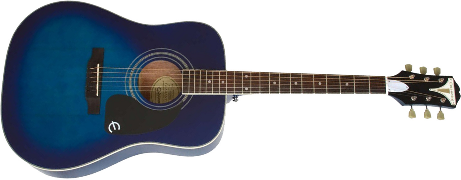 Epiphone Pro-1 Acoustic Dreadnought Epicea Acajou - Blueburst - Guitarra acústica & electro - Main picture