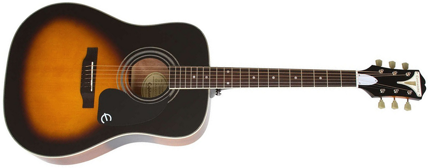 Epiphone Pro-1 Acoustic Dreadnought Epicea Acajou 2016 - Vintage Sunburst - Guitarra acústica & electro - Main picture