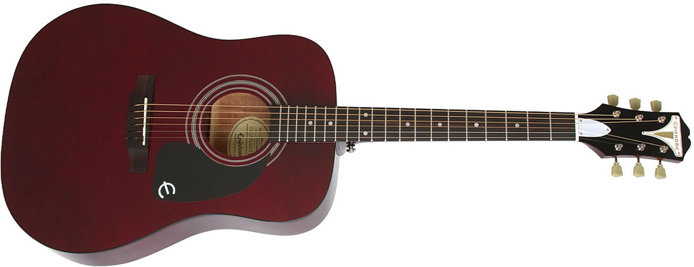 Epiphone Pro-1 Acoustic Dreadnought Epicea Acajou 2016 - Wine Red - Guitarra acústica & electro - Main picture