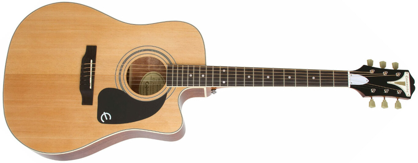 Epiphone Pro-1 Ultra Acoustic Dreadnought Cw Epicea Acajou - Natural - Guitarra acústica & electro - Main picture