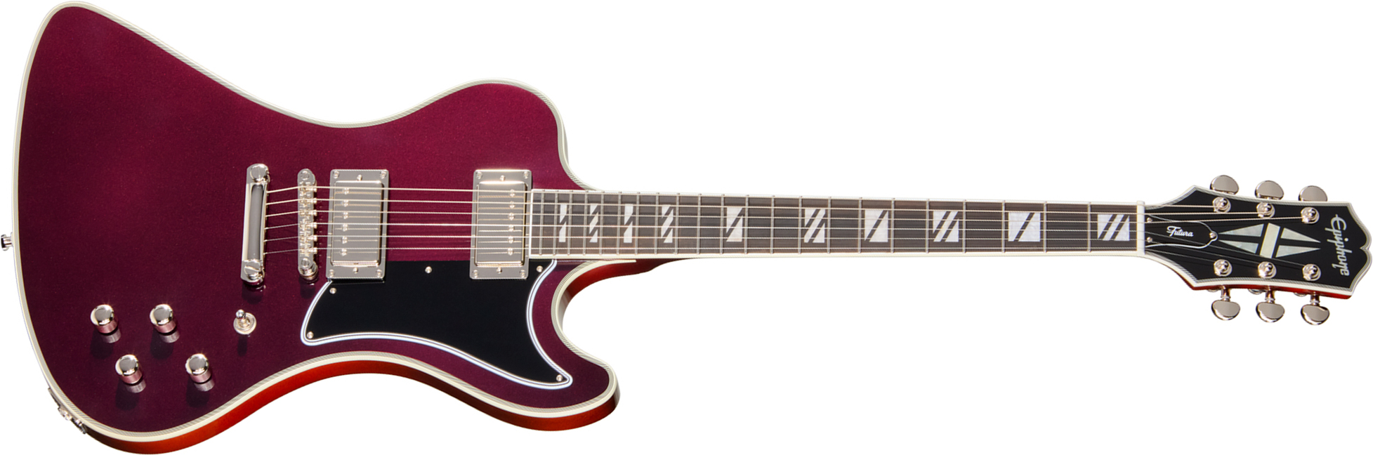 Epiphone Rd Custom Futura Ibg 2h Ht Eb - Ember Shift - Guitarra electrica retro rock - Main picture