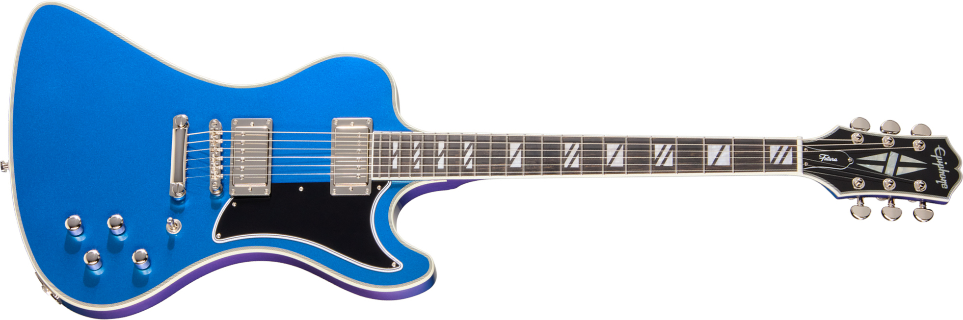 Epiphone Rd Custom Futura Ibg 2h Ht Eb - Twilight Shift - Guitarra electrica retro rock - Main picture
