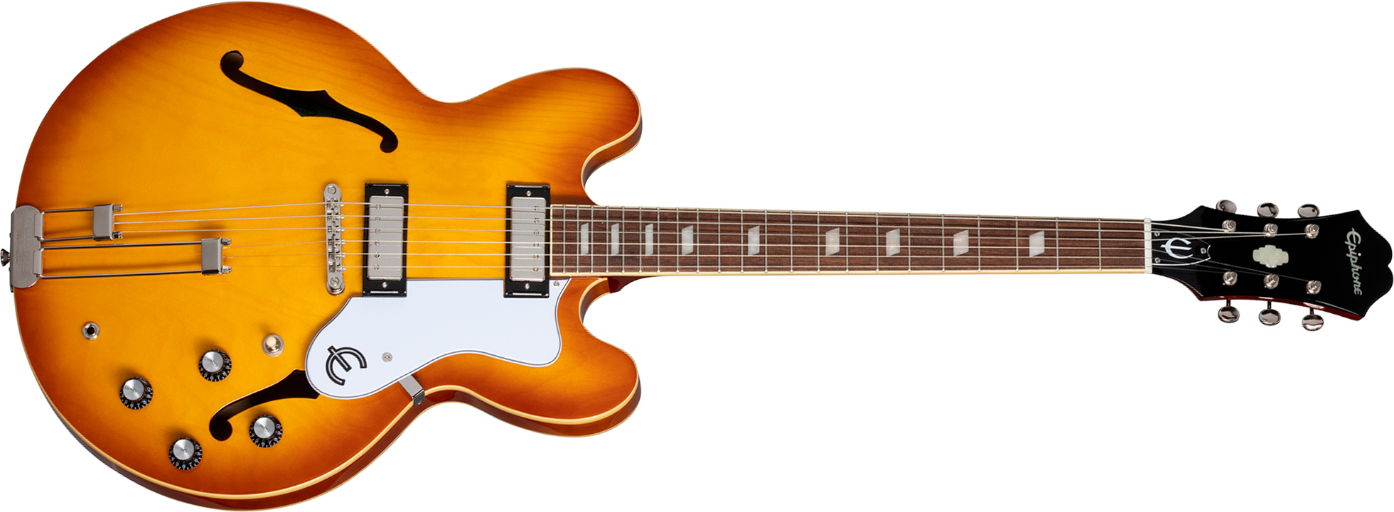 Epiphone Riviera Original Archtop 2mh Ht Rw - Royal Tan - Guitarra eléctrica semi caja - Main picture