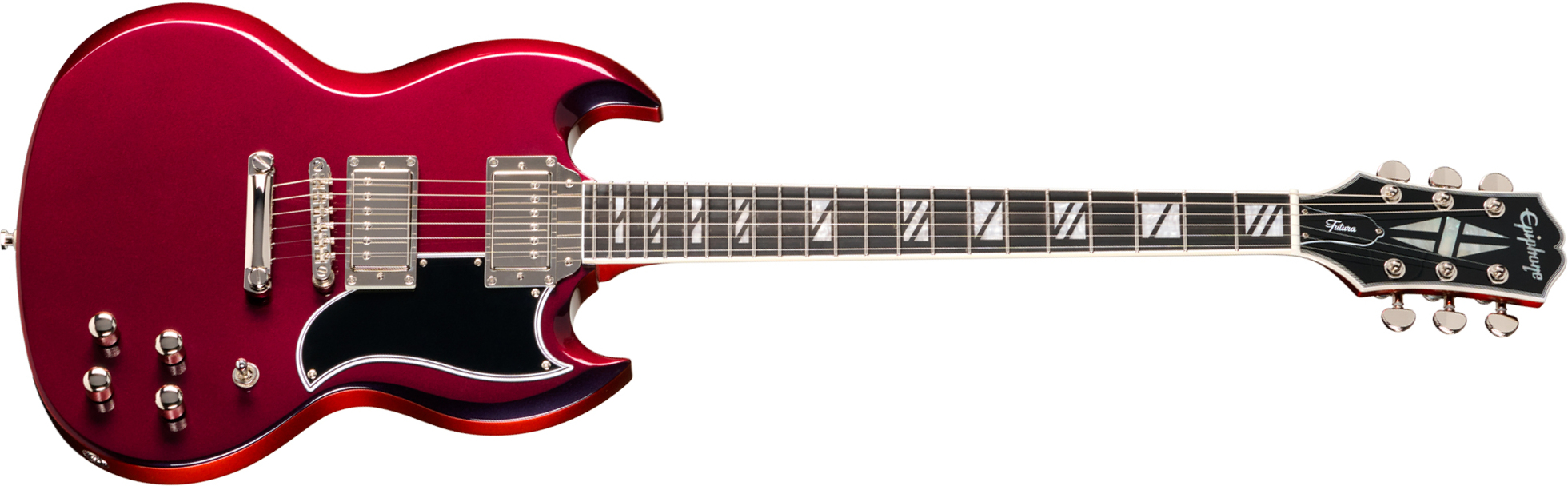 Epiphone Sg Custom Futura Ibg 2h Ht Rw - Midnight Ember Shift - Guitarra eléctrica de doble corte - Main picture