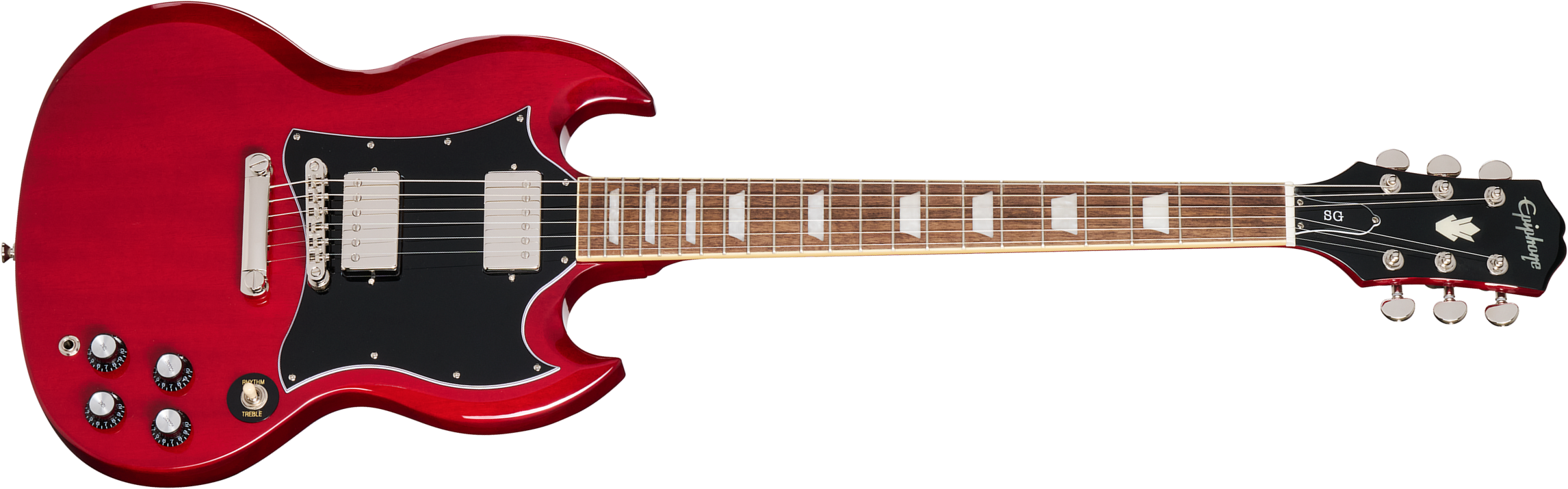 Epiphone Sg Standard Insp. By Gibson 2h Ht Lau - Cherry - Guitarra eléctrica de doble corte - Main picture