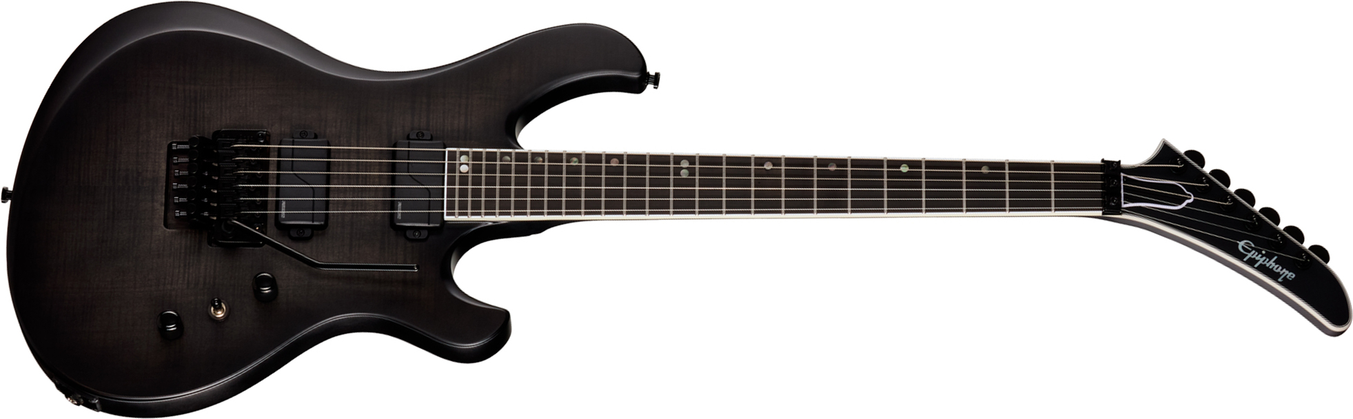 Epiphone Victory Prophecy Modern 2h Fishman Fluence Ht Eb - Obsidian Storm Satin - Guitarra eléctrica con forma de str. - Main picture