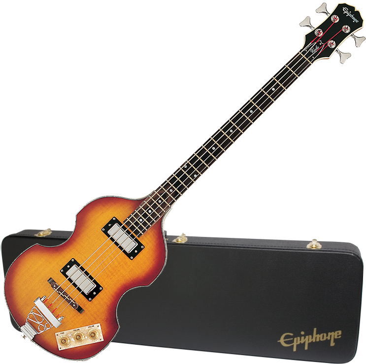 Epiphone Viola Bass + Case - Vintage Sunburst - Pack bajo eléctrico - Main picture