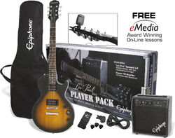 Packs guitarra eléctrica Epiphone Les Paul Player Pack - Vintage sunburst