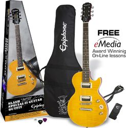 Packs guitarra eléctrica Epiphone Slash AFD Les Paul Special-II Guitar Outfit - Appetite amber