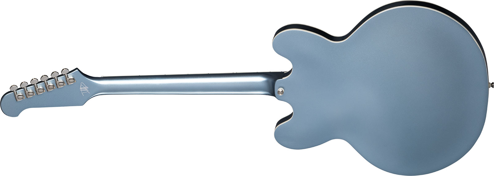 Epiphone Dave Grohl Dg-335 Signature 2h Ht Lau - Pelham Blue - Guitarra eléctrica semi caja - Variation 1
