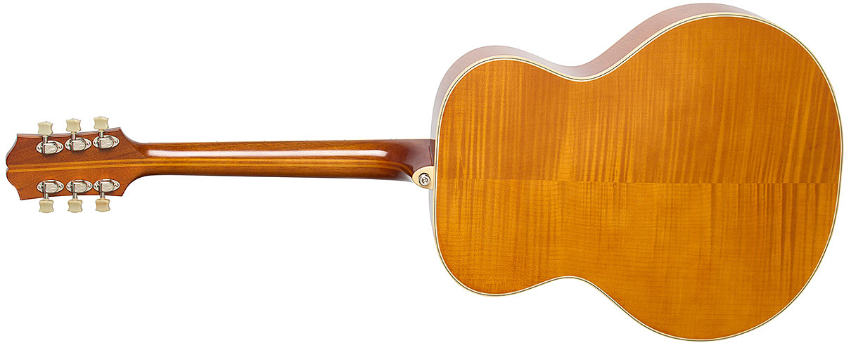 Epiphone De Luxe Classic Masterbilt Century Archtop Epicea Erable 2016 - Vintage Natural - Guitarra electro acustica - Variation 2