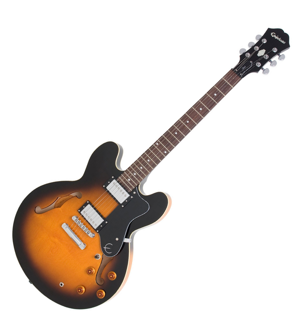 Epiphone Dot Ch - Vintage Sunburst - Guitarra eléctrica semi caja - Variation 3