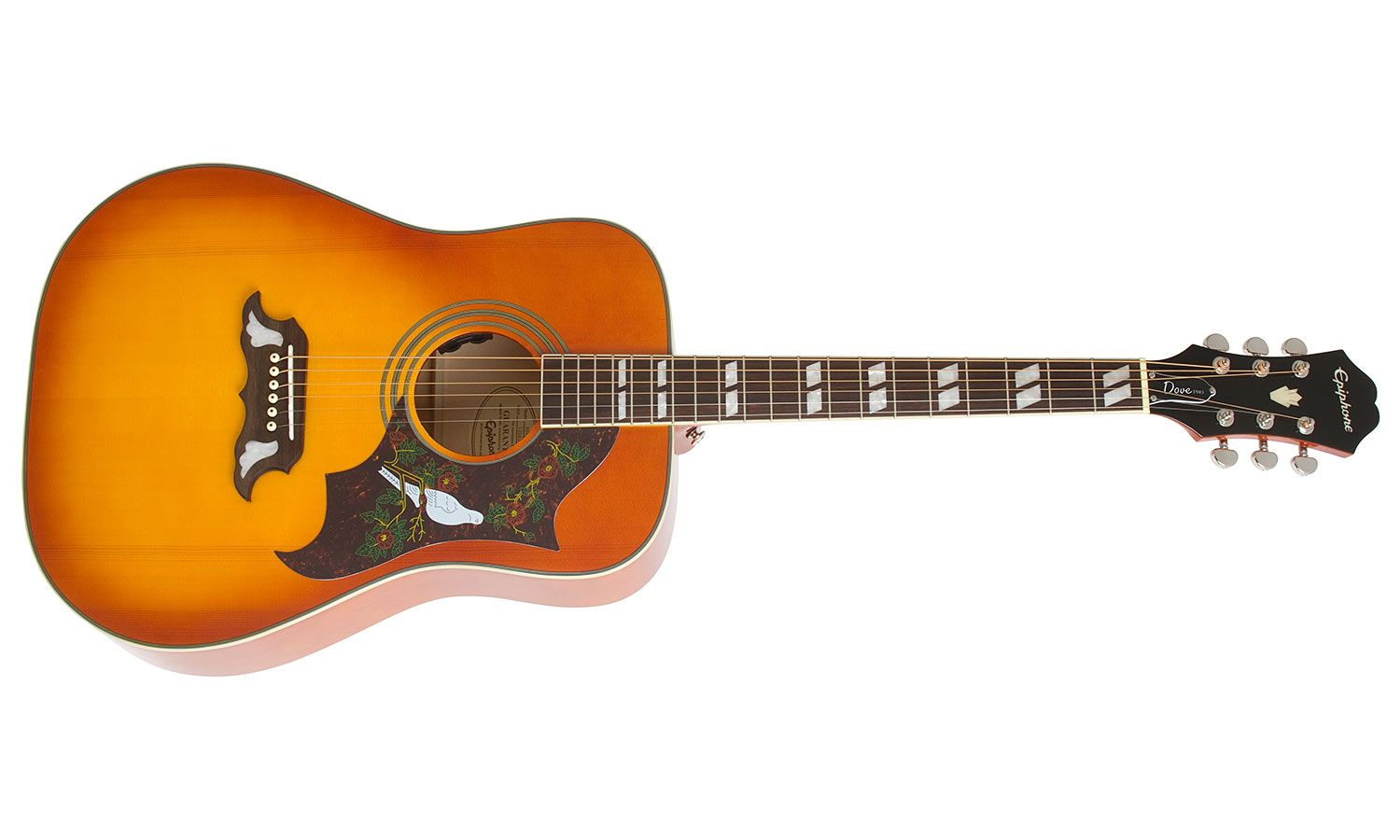 Epiphone Dove Pro Dreadnought Ch - Violin Burst - Guitarra electro acustica - Variation 1