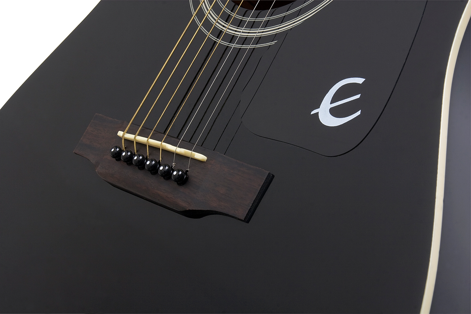 Epiphone Songmaker Dr-100 Dreadnought Epicea Acajou - Ebony - Guitarra acústica & electro - Variation 3
