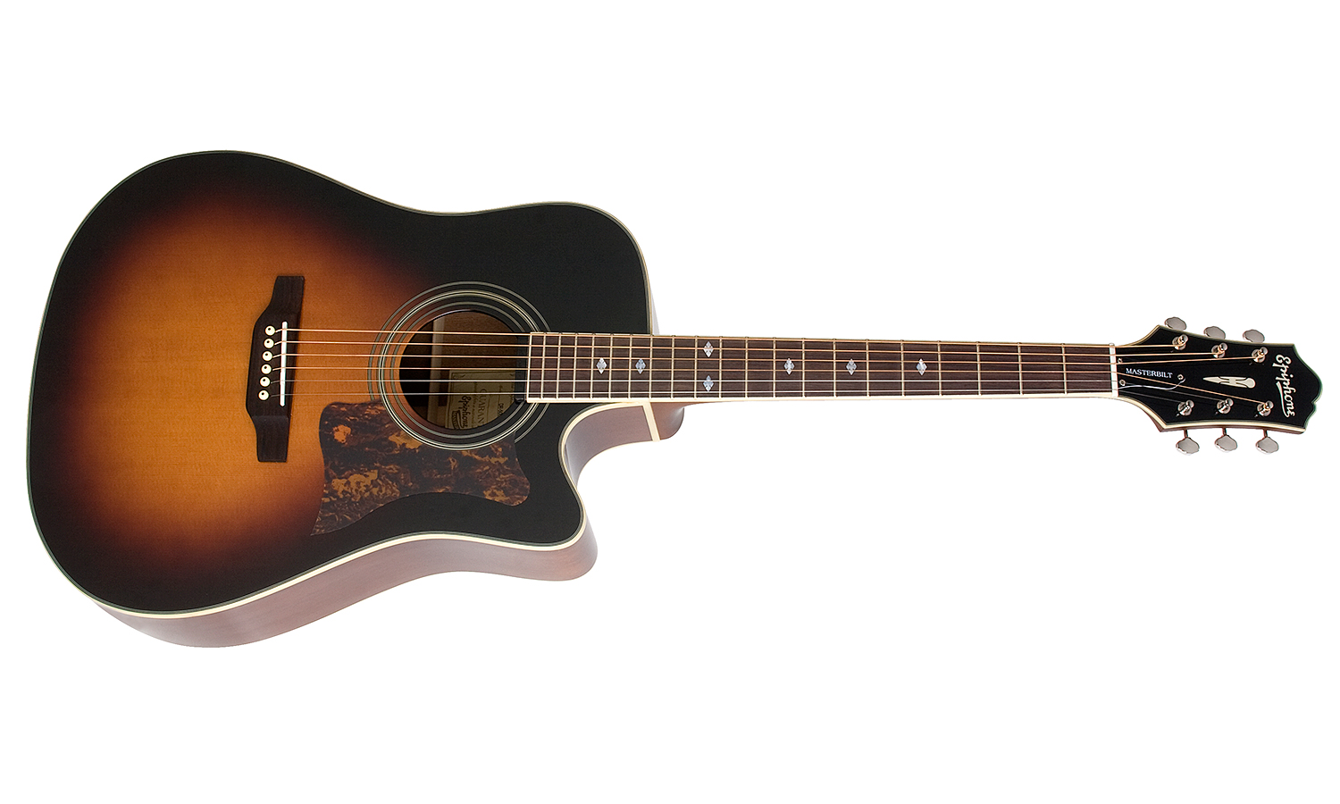 Epiphone Dr-500mce Masterbilt Ch - Vintage Sunburst - Guitarra acústica & electro - Variation 1