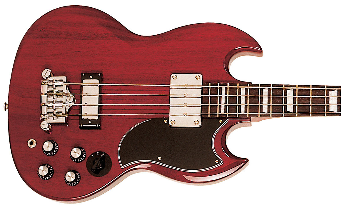 Epiphone Eb-3 Sg Bass Rw - Cherry - Bajo eléctrico de cuerpo sólido - Variation 2