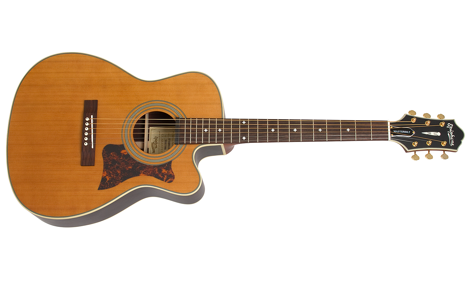 Epiphone Masterbuilt Ef-500rcce Om Gh - Natural Satin - Guitarra acústica & electro - Variation 1