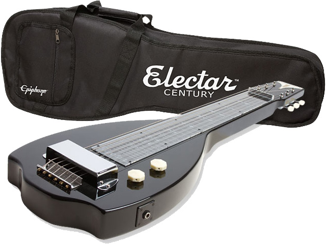 Epiphone Electar Inspired By 1939 Century Lap Steel Outfit - Ebony - Lap steel guitarra - Variation 1
