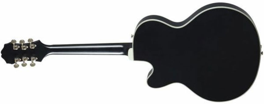 Epiphone Emperor Swingster Archtop 2h Trem Lau - Black Aged Gloss - Guitarra elécrica Jazz cuerpo acústico - Variation 1
