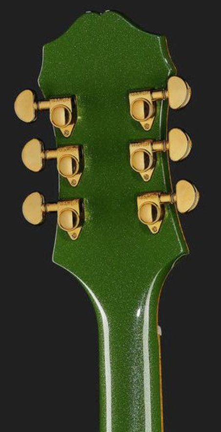 Epiphone Emperor Swingster Archtop 2h Trem Lau - Forest Green Metallic - Guitarra elécrica Jazz cuerpo acústico - Variation 4