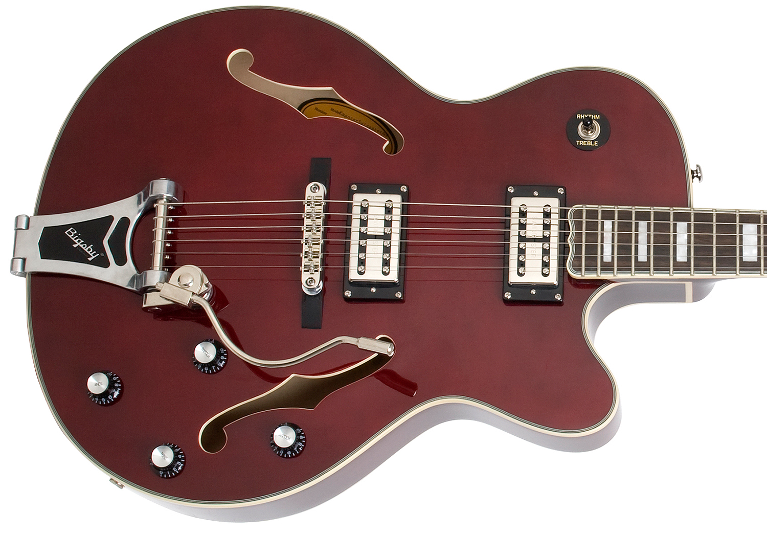 Epiphone Emperor Swingster Bigsby Gh - Wine Red - Guitarra elécrica Jazz cuerpo acústico - Variation 1