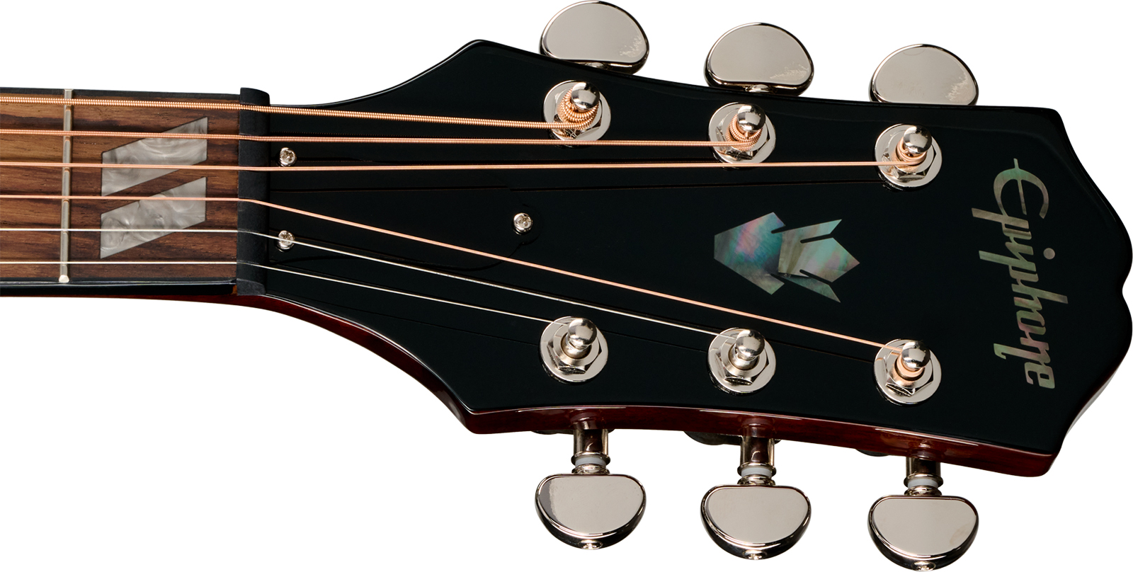 Epiphone Eric Church Hummingbird Dark Signature Dreadnought Shsc Epicea Acajou Rw - Cobra Burst - Guitarra folk - Variation 5