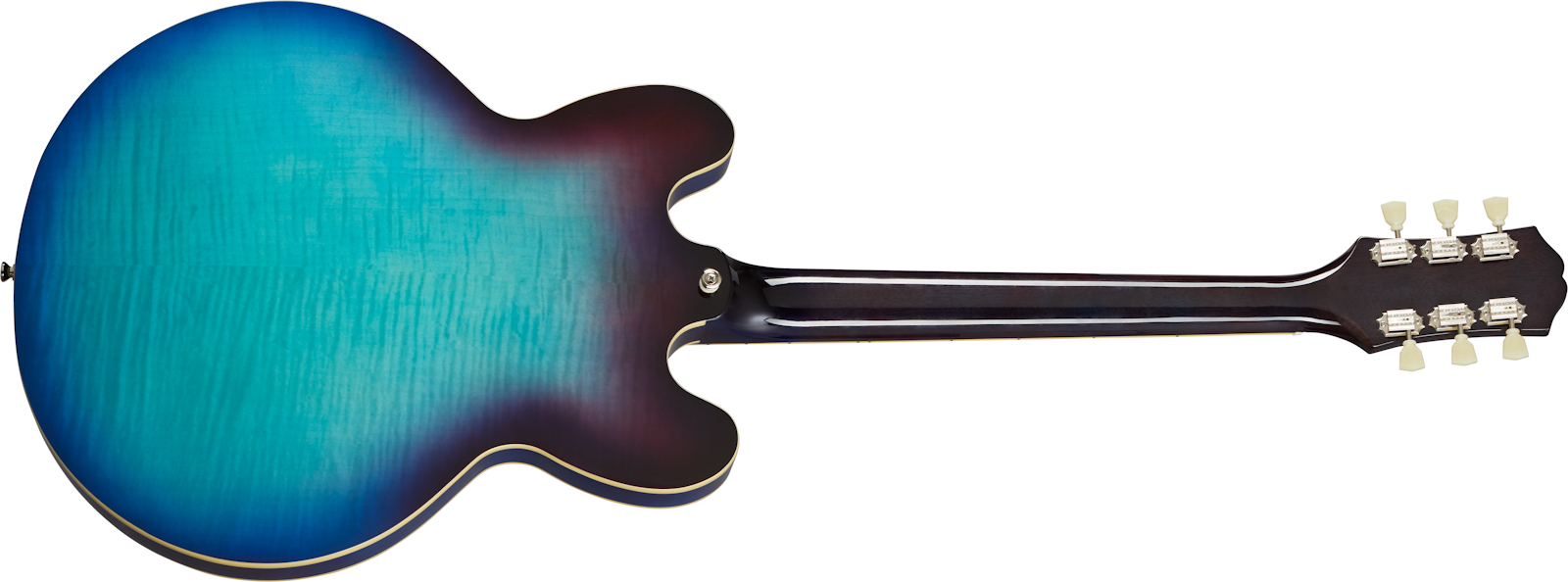 Epiphone Es-335 Figured Inspired By Gibson Original 2h Ht Rw - Blueberry Burst - Guitarra eléctrica semi caja - Variation 1