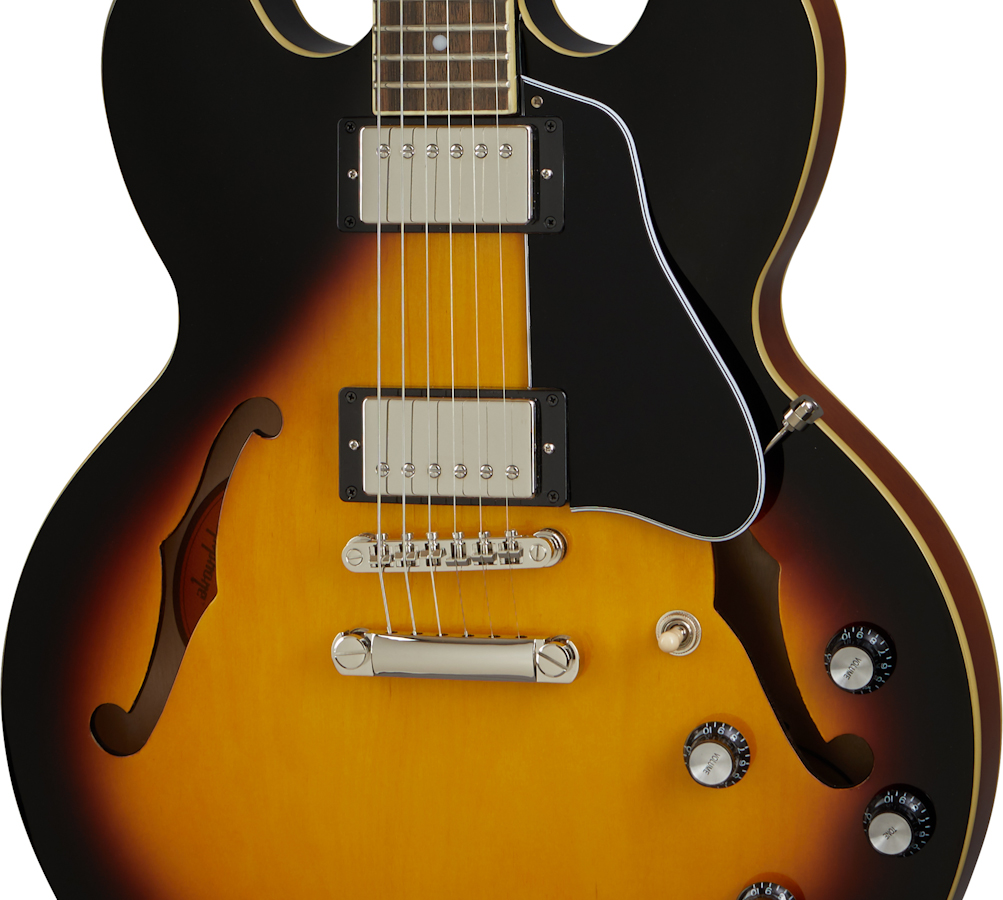 Epiphone Es-335 Inspired By Gibson Original 2h Ht Rw - Vintage Sunburst - Guitarra eléctrica semi caja - Variation 2
