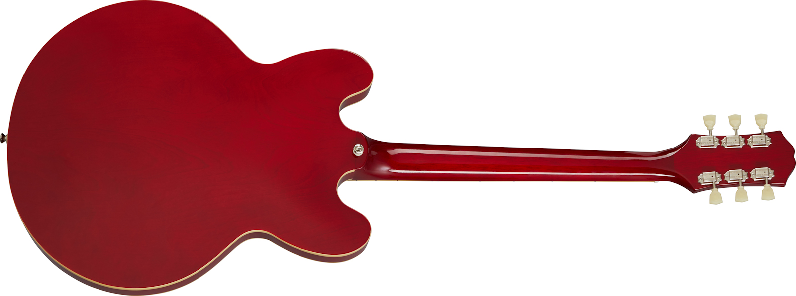 Epiphone Es-335 Lh Inspired By Gibson Original Gaucher 2h Ht Rw - Cherry - Guitarra electrica para zurdos - Variation 1