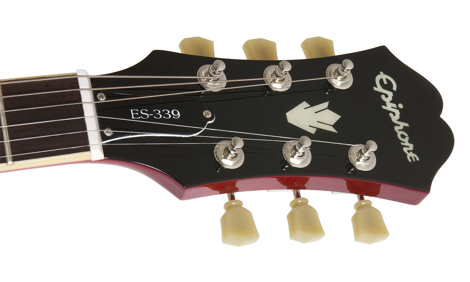 Epiphone Es-339 Inspired By Gibson 2020 2h Ht Rw - Cherry - Guitarra eléctrica semi caja - Variation 2