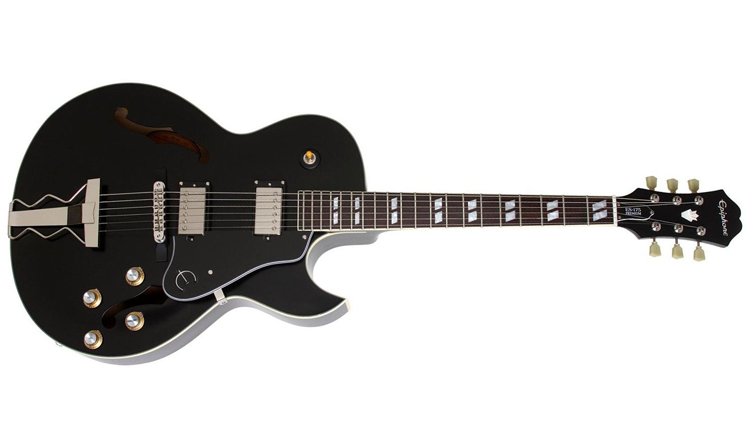 Epiphone Es175 Premium Outfit Ltd Run Ch - Ebony - Guitarra eléctrica semi caja - Variation 1