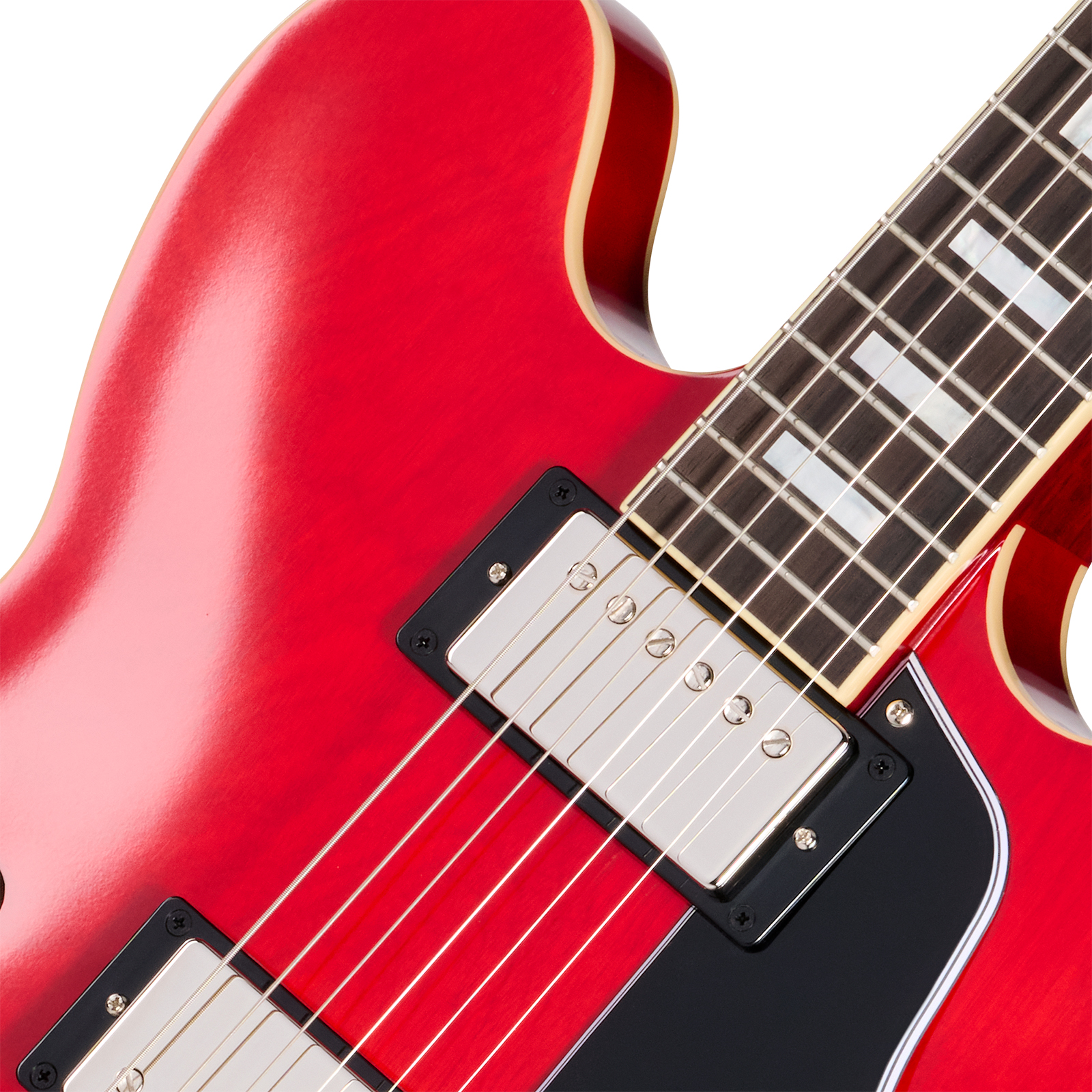 Epiphone Es335 1962 Reissue Lh Ibgc Gaucher 2h Gibson Ht Rw - Sixties Cherry - Guitarra eléctrica semi caja - Variation 2