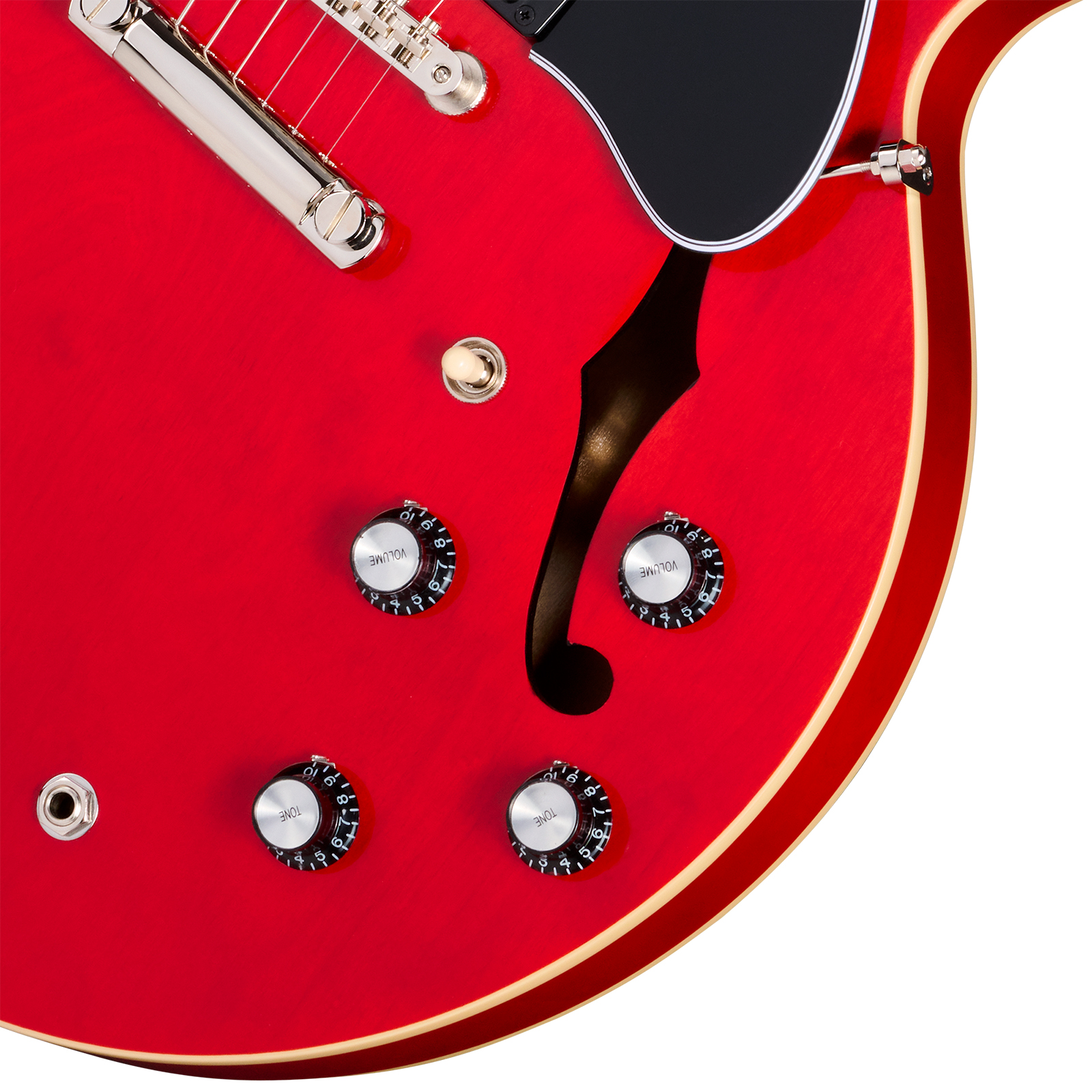 Epiphone Es335 1962 Reissue Lh Ibgc Gaucher 2h Gibson Ht Rw - Sixties Cherry - Guitarra eléctrica semi caja - Variation 3