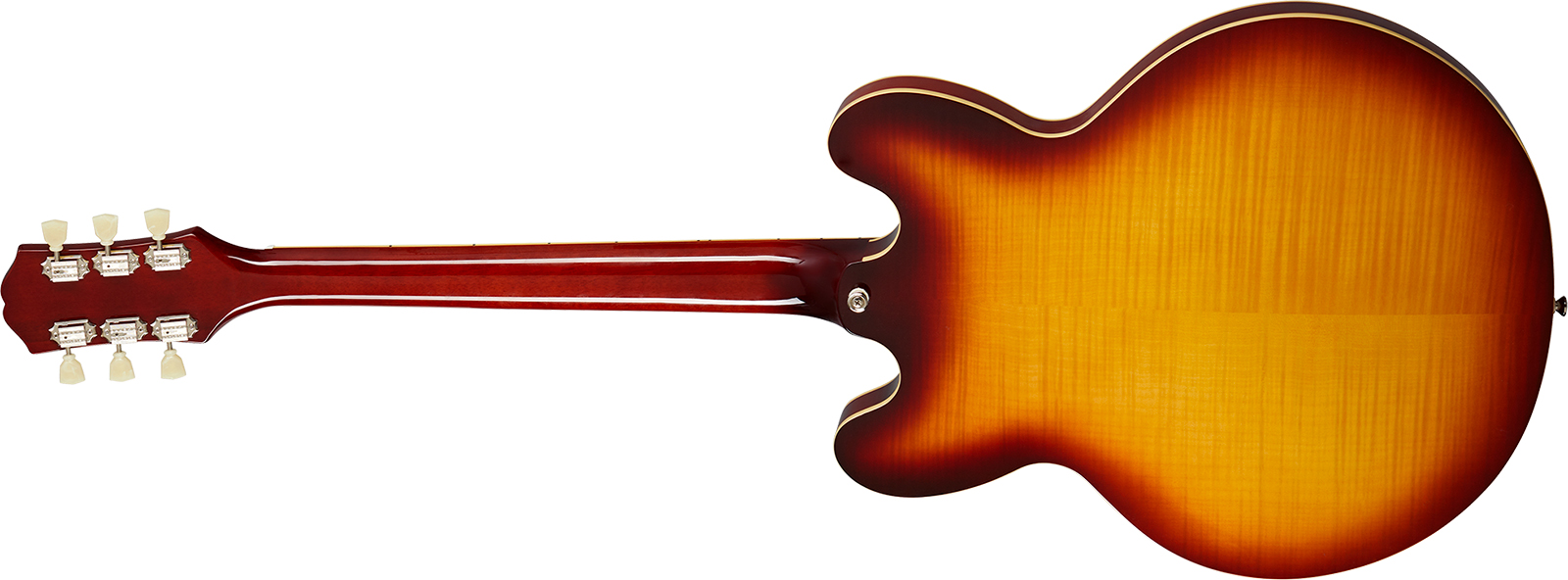 Epiphone Es335 Figured Ibg Original 2h Ht Rw - Raspberry Tea Burst - Guitarra eléctrica semi caja - Variation 1