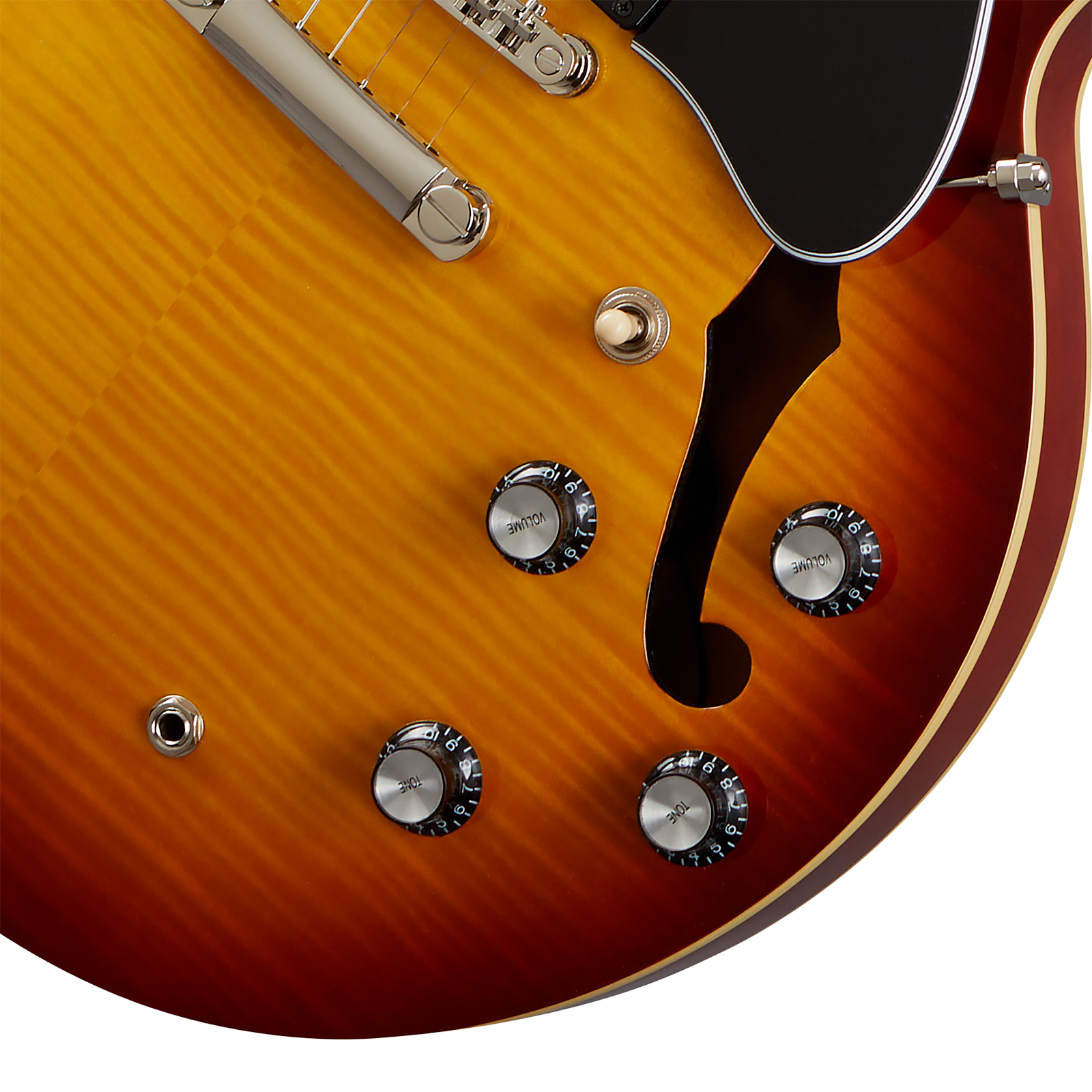 Epiphone Es335 Figured Ibg Original 2h Ht Rw - Raspberry Tea Burst - Guitarra eléctrica semi caja - Variation 3
